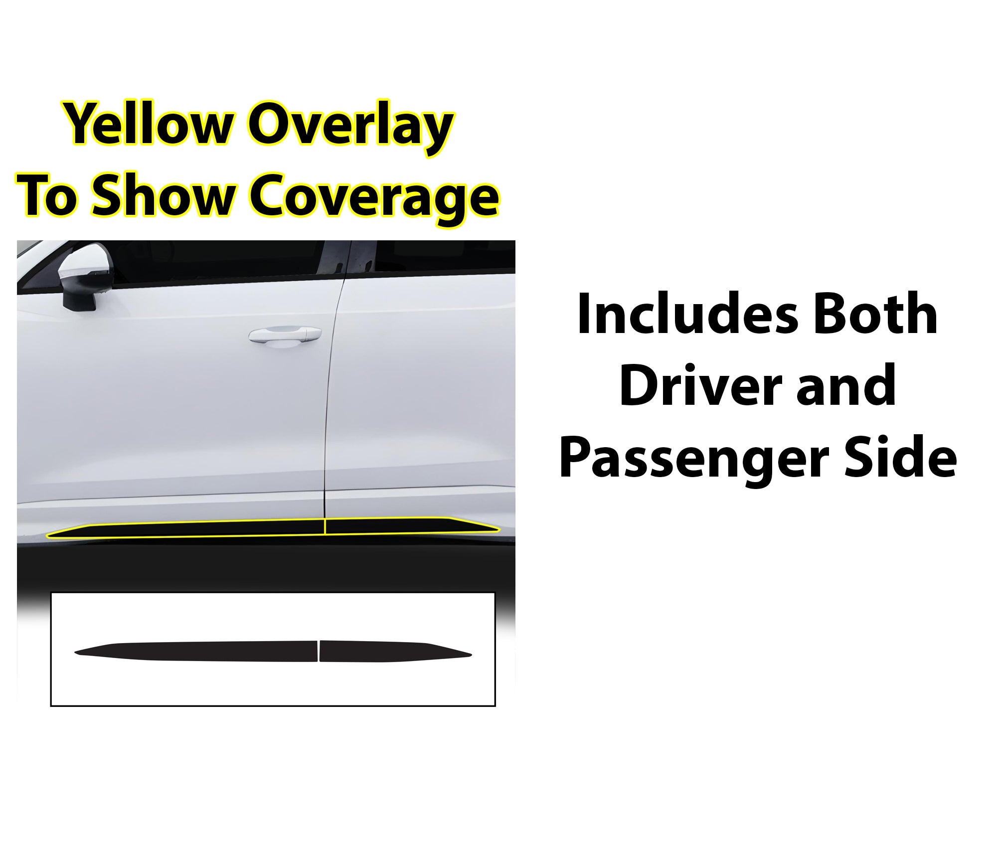 Vinyl Chrome Delete Blackout Decal Stickers Overlay Film Fits Audi Q3 2019 - 2025 - Bogar Tech Designs