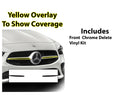 Vinyl Chrome Delete Blackout Decal Stickers Overlay Film Fits Mercedes Benz CLA 200 250 2020 - 2025 - Bogar Tech Designs