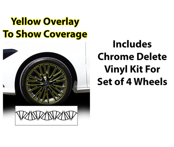 Vinyl Chrome Delete Blackout Decal Stickers Overlay Film Fits Mercedes Benz CLA 200 250 2020 - 2025 - Bogar Tech Designs