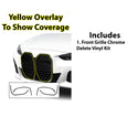 Vinyl Chrome Delete Blackout Decal Stickers Overlay Film Fits BMW i4 2022-2025