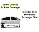 Vinyl Chrome Delete Blackout Decal Stickers Overlay Film Fits BMW i4 2022-2025