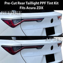 Acura ZDX 2024–2026 Dark Smoke Headlight & Taillight Tint Kit – Precut Vinyl Lens Overlays