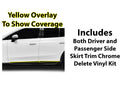 Fits Mercedes-Benz EQE SUV 2023-2025 Vinyl Chrome Delete Grille Blackout Decal Stickers Overlay Film