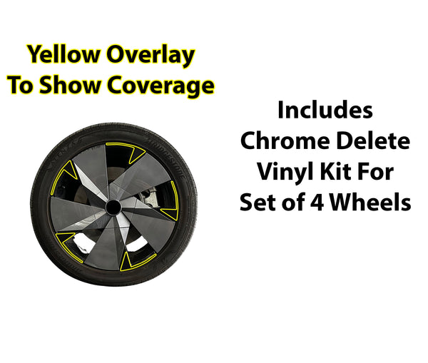 Vinyl Chrome Delete Side Window Blackout Decal Stickers Overlay Film Fits Nissan Ariya 2023 - 2025 - Bogar Tech Designs