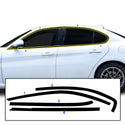 Alfa Romeo Giulia 2016-2026 Blackout Chrome Delete Kit - Precut Gloss Black Vinyl Overlays