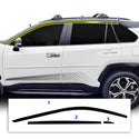 Vinyl Chrome Delete Grille Side Window Rear Wheel Blackout Decal Stickers Overlay Film Fits Toyota Rav4 2019 - 2025 - Bogar Tech Designs