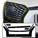 Side Window Skirt Vinyl Chrome Delete Trim Blackout Decal Stickers Overlay Film Fits Hyundai Palisade 2020 - 2025 - Bogar Tech Designs
