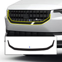 Vinyl Chrome Delete Grille Rear Bumper Wheel Blackout Decal Stickers Overlay Film Fits Polestar 2 2020-2025