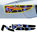 Fits Audi S5 2020-2024 Full Headlight Taillight Precut Smoked PPF Tint Kit Film Overlay