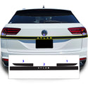 Vinyl Chrome Delete Grille Side Window Rear Blackout Decal Stickers Overlay Film Fits Volkswagen Atlas 2021-2025