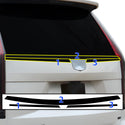 Vinyl Chrome Delete Side Window Blackout Decal Stickers Overlay Film Fits Cadillac Escalade 2021-2024