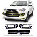 Vinyl Chrome Delete Wheel Sides Front Rear Bumper Trim Blackout Decal Stickers Overlay Film Fits Toyota 4Runner 2014 - 2024 - Bogar Tech Designs