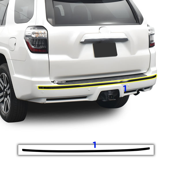 Vinyl Chrome Delete Wheel Sides Front Rear Bumper Trim Blackout Decal Stickers Overlay Film Fits Toyota 4Runner 2014 - 2024 - Bogar Tech Designs