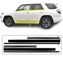 Vinyl Chrome Delete Wheel Sides Front Rear Bumper Trim Blackout Decal Stickers Overlay Film Fits Toyota 4Runner 2014 - 2024 - Bogar Tech Designs