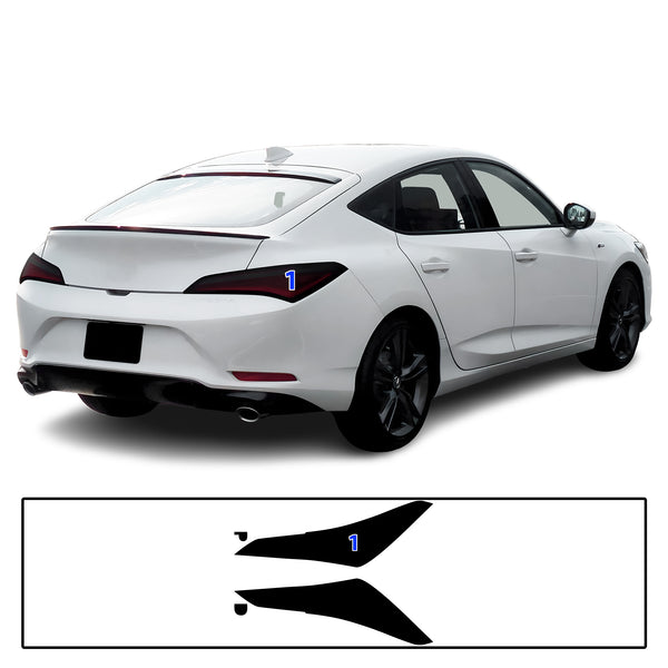 Full Headlight Taillight Precut Smoked PPF Tint Kit Film Overlay Fits Acura Integra 2023-2025