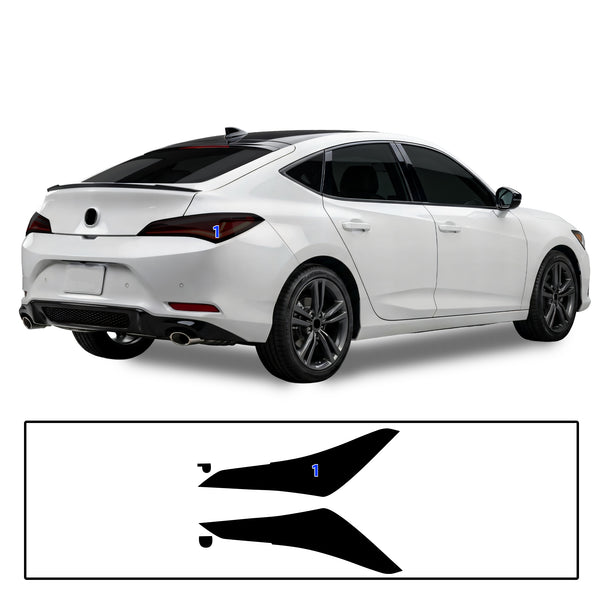 Acura Integra 2023–2026 Dark Smoke Headlight & Taillight Tint Kit – Precut Vinyl Lens Overlays