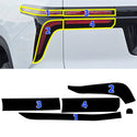 Fits Chevrolet Traverse 2024-2026 Full Headlight Taillight Precut Smoked PPF Tint Kit Film Overlay