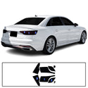Fits Audi A4 2020-2025 Full Headlight Taillight Precut Smoked PPF Tint Kit Film Overlay