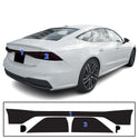 Full Headlight Taillight Precut Smoked PPF Tint Kit Film Overlay Fits Audi S7 A7 Sportback 2019-2024