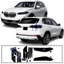 Full Headlight Taillight Precut Smoked PPF Tint Kit Film Overlay Fits BMW X5 2024-2026