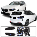 Full Headlight Taillight Precut Smoked PPF Tint Kit Film Overlay Fits BMW X3 2022-2024