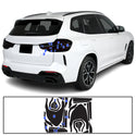 Full Headlight Taillight Precut Smoked PPF Tint Kit Film Overlay Fits BMW X3 2022-2024