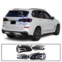 Full Headlight Taillight Precut Smoked PPF Tint Kit Film Overlay Fits BMW X5 2019-2023