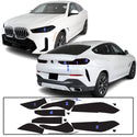 Full Headlight Taillight Precut Smoked PPF Tint Kit Film Overlay Fits BMW X6 2020-2026