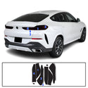 Full Headlight Taillight Precut Smoked PPF Tint Kit Film Overlay Fits BMW X6 2020-2026
