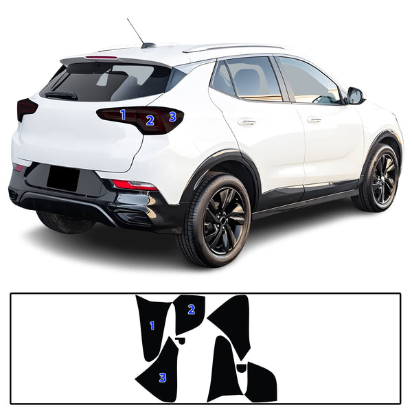 Fits Buick Encore GX 2024-2025 Full Headlight Taillight Precut Smoked PPF Tint Kit Film Overlay