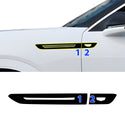 Fits Cadillac Escalade IQ 2025-2026 Vinyl Chrome Delete Grille Blackout Decal Stickers Overlay Film