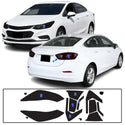 Full Headlight Taillight Precut Smoked PPF Tint Kit Film Overlay Fits Chevrolet Cruze 2016-2019