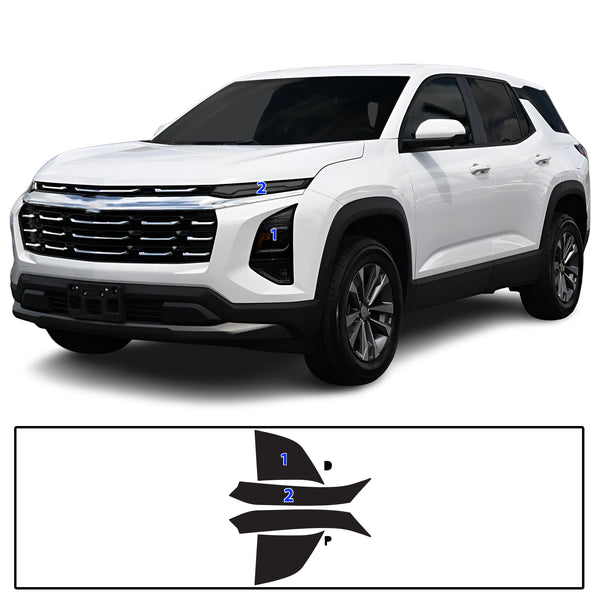 Fits Chevrolet Equinox 2025-2026 Full Headlight Taillight Precut Smoked PPF Tint Kit Film Overlay