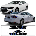 Full Headlight Taillight Precut Smoked PPF Tint Kit Film Overlay Fits Chevy Malibu 2016-2025