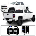 Full Headlight Taillight Precut Smoked PPF Tint Kit Film Overlay Fits Chevy Silverado 2014-2018