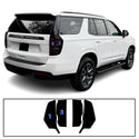 Full Headlight Taillight Precut Smoked PPF Tint Kit Film Overlay Fits Chevy Tahoe Suburban 2021-2024