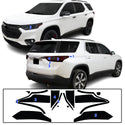 Full Headlight Taillight Precut Smoked PPF Tint Kit Film Overlay Fits Chevy Traverse 2018-2021