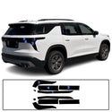 Fits Chevrolet Traverse 2024-2026 Full Headlight Taillight Precut Smoked PPF Tint Kit Film Overlay