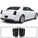 Head Light Head Light Overlay Tint Film Sticker Fits Chrysler 300 C 2015-2023