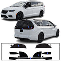 Full Headlight Taillight Precut Smoked PPF Tint Kit Overlay Film Fits Chrysler Pacifica