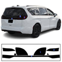 Full Headlight Taillight Precut Smoked PPF Tint Kit Overlay Film Fits Chrysler Pacifica