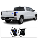 Full Headlight Taillight Precut Smoked PPF Tint Kit Film Overlay Fits Dodge Ram 2019-2022