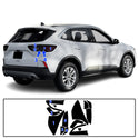 Full Headlight Taillight Precut Smoked PPF Tint Kit Overlay Film Fits Ford Escape 2020-2022