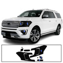 Full Headlight Taillight Precut Smoked Vinyl Tint Kit Film Overlay Fits Ford Expedition 2018-2021