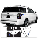 Full Headlight Taillight Precut Smoked Vinyl Tint Kit Film Overlay Fits Ford Expedition 2018-2021