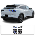 Full Headlight Taillight Precut Smoked PPF Tint Kit Film Overlay Fits Ford Mustang Mach-E 2021-2025