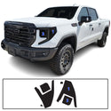 Full Headlight Taillight Precut Smoked PPF Tint Kit Film Overlay Fits GMC Sierra 2022-2025