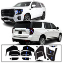 Full Headlight Taillight Precut Smoked PPF Tint Kit Overlay Film Fits GMC Yukon 2021-2024