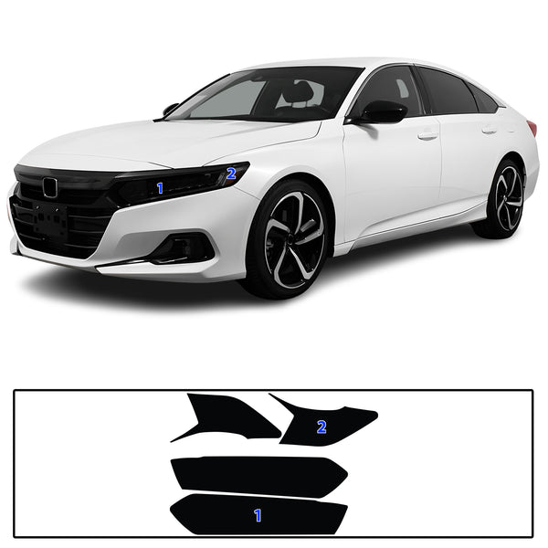 Precut Complete Head Light Tail Light Tint Film Kit Fits Honda Accord 2018-2022