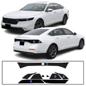 Full Headlight Taillight Precut Smoked PPF Tint Kit Film Overlay Fits Honda Accord Sedan 2023-2025